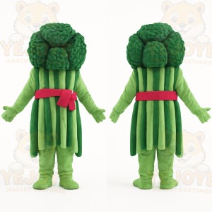 Green Broccoli Mascot Costume