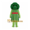 Green Broccoli Mascot Costume Green Broccoli Mascot Costume