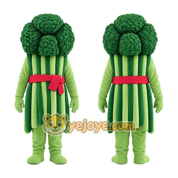 Green Broccoli Mascot Costume
