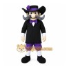 Black and Purple Grandpa Mascot Costume Black and Purple Grandpa Mascot Costume