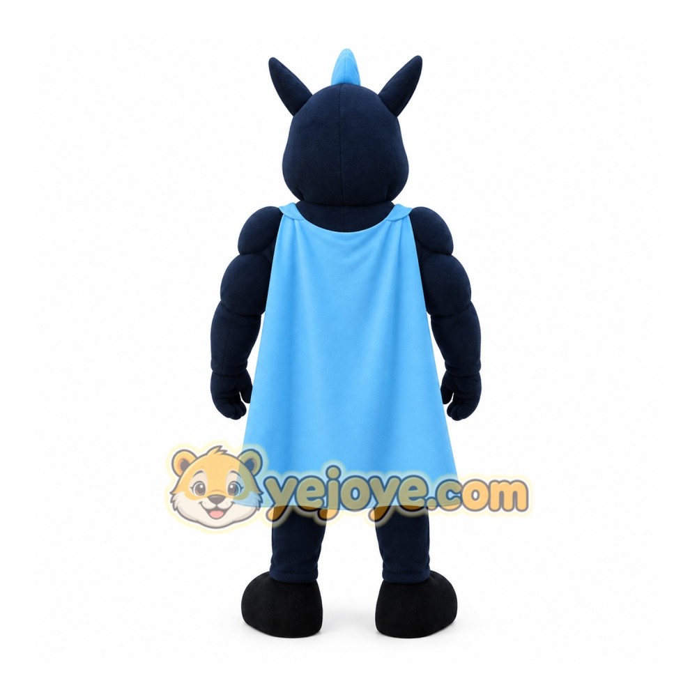 Blue Horse Mascot Costume
