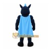 Blue Horse Mascot Costume