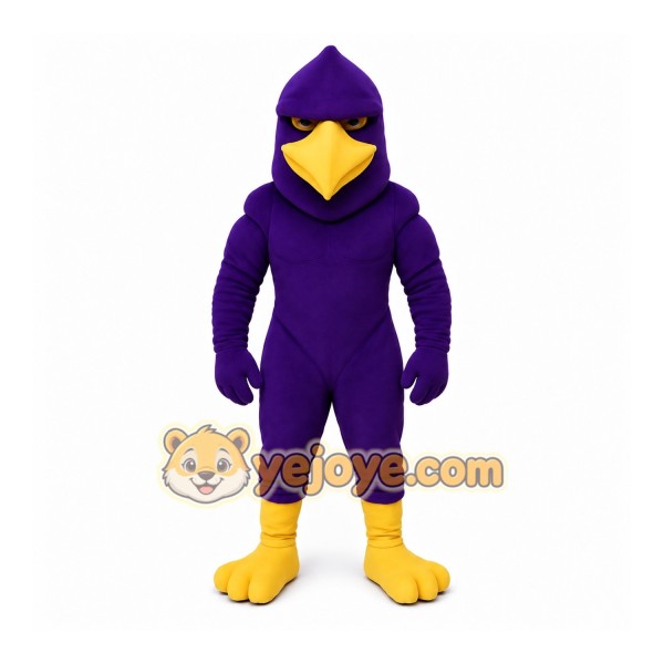 Purple Bird Mascot Costume