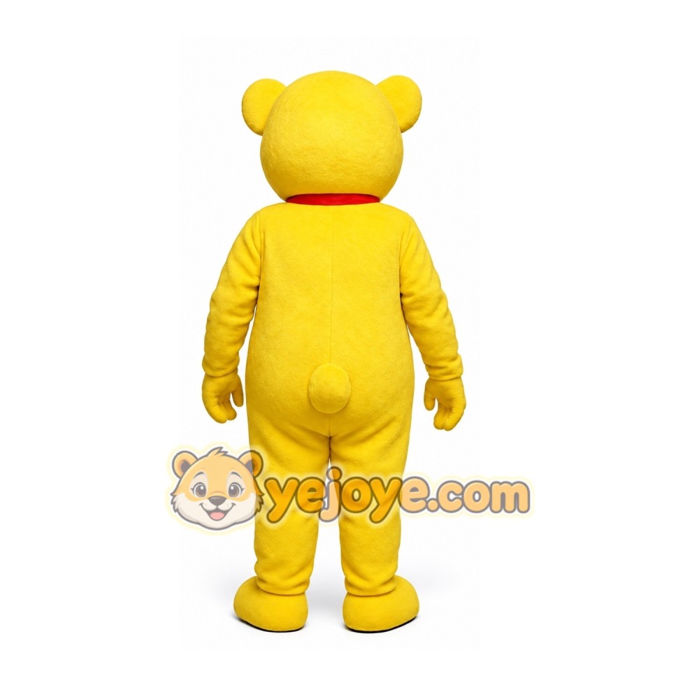 Yellow Bear Mascot Costume Yellow Bear Mascot Costume