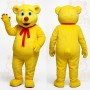Yellow Bear Mascot Costume