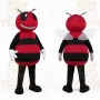 Red Bee Mascot Costume