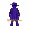 Purple Superhero Mascot Costume Purple Superhero Mascot Costume