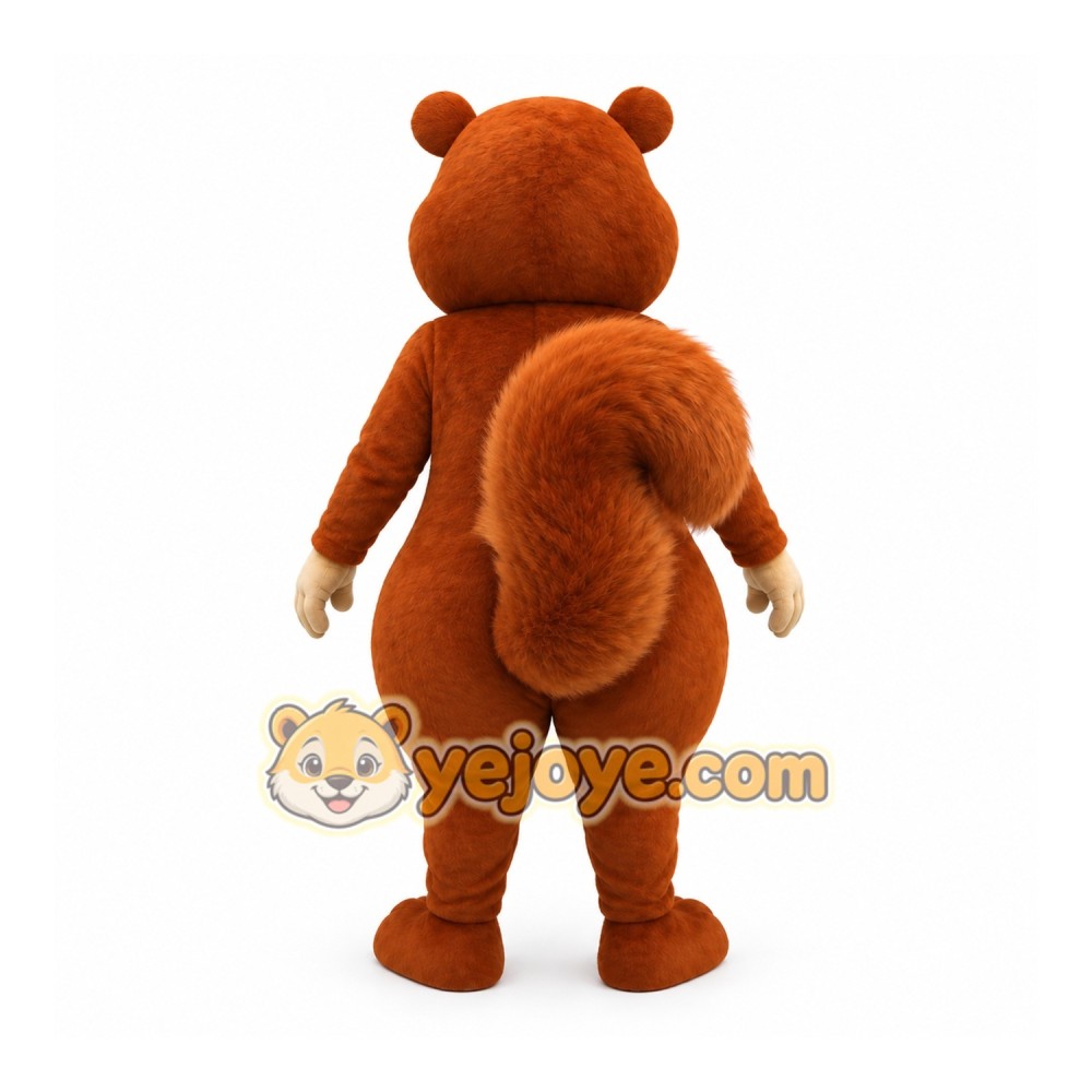 Brown Squirrel Mascot Costume Brown Squirrel Mascot Costume