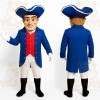 Blue Scholar Mascot Costume