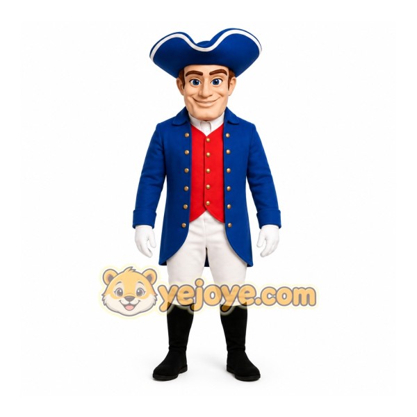 Blue Scholar Mascot Costume
