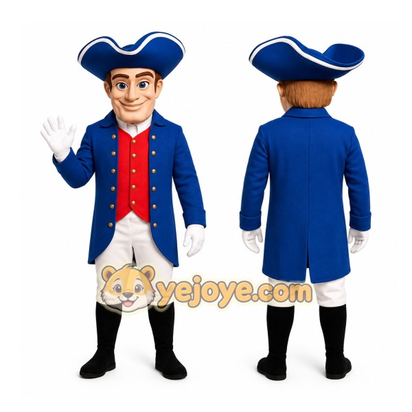 Blue Scholar Mascot Costume
