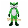 Green Raccoon Mascot Costume Green Raccoon Mascot Costume