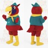 Red Parrot Mascot Costume