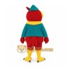 Red Parrot Mascot Costume Red Parrot Mascot Costume