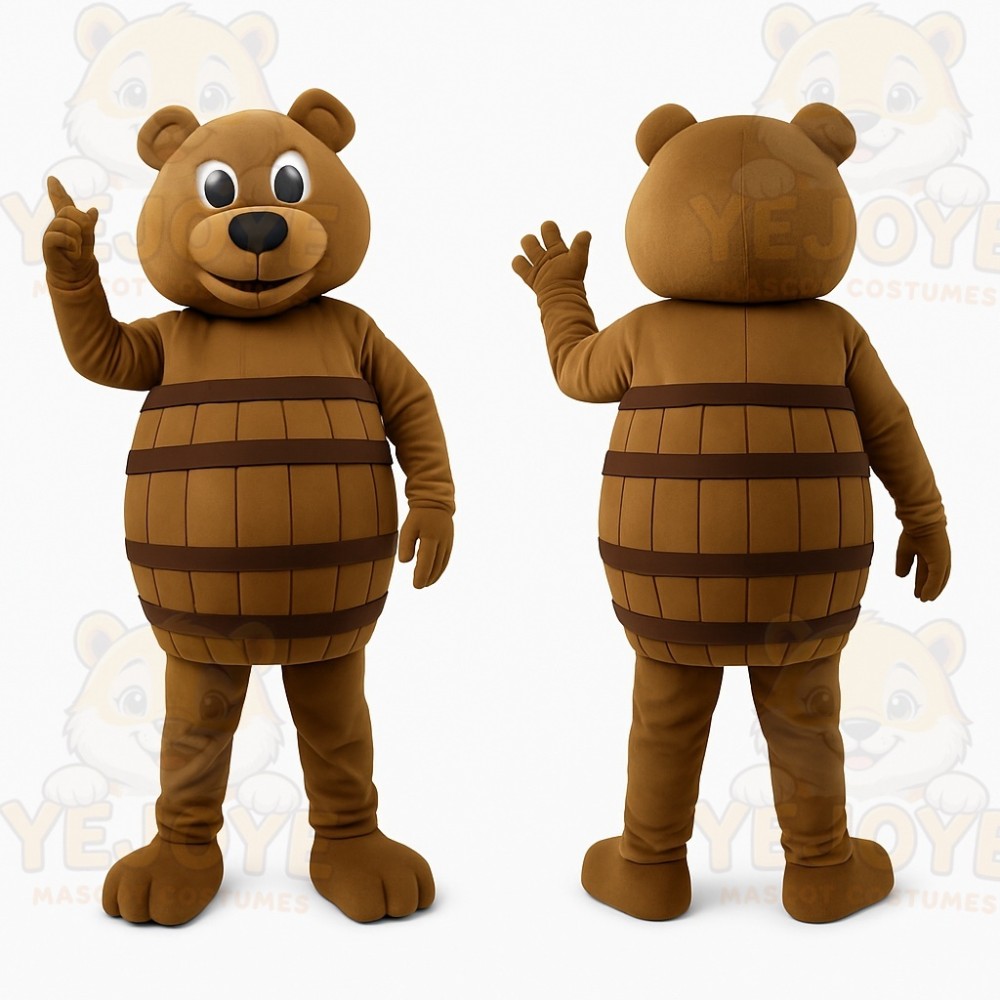 Brown Bear Mascot Costume