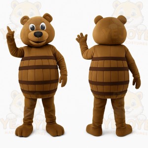 Brown Bear Mascot Costume