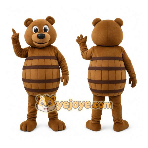Brown Bear Mascot Costume