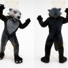 Gray Wolf Mascot Costume