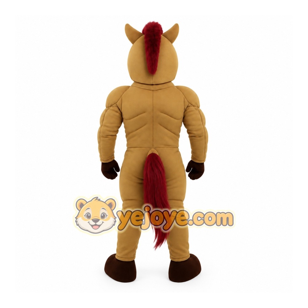Brown Horse Mascot Costume
