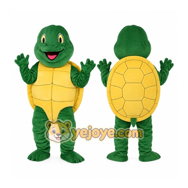 Green Turtle Mascot Costume