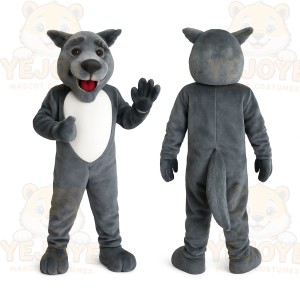 Gray Wolf Mascot Costume
