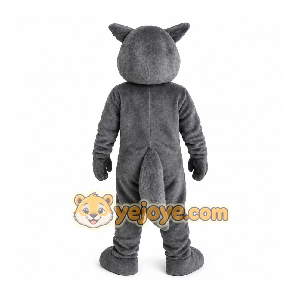 Gray Wolf Mascot Costume Gray Wolf Mascot Costume