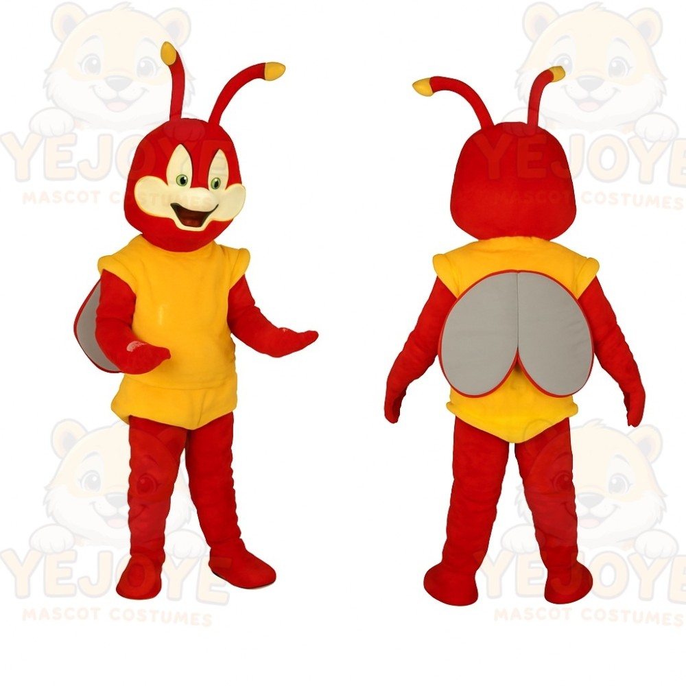 Red Insect Mascot Costume