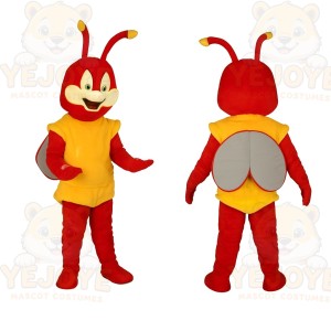 Red Insect Mascot Costume