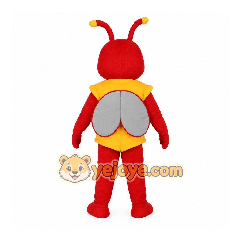 Red Insect Mascot Costume Red Insect Mascot Costume