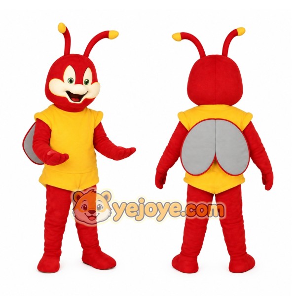 Red Insect Mascot Costume