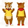 Brown Hamster Mascot Costume