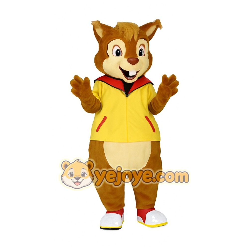 Brown Hamster Mascot Costume Brown Hamster Mascot Costume