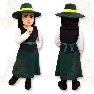 Green Character Mascot Costume