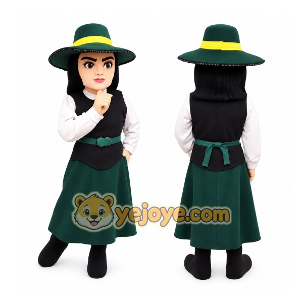 Green Character Mascot Costume