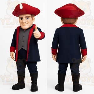 Navy Blue Wise Scholar Mascot Costume