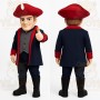 Navy Blue Wise Scholar Mascot Costume