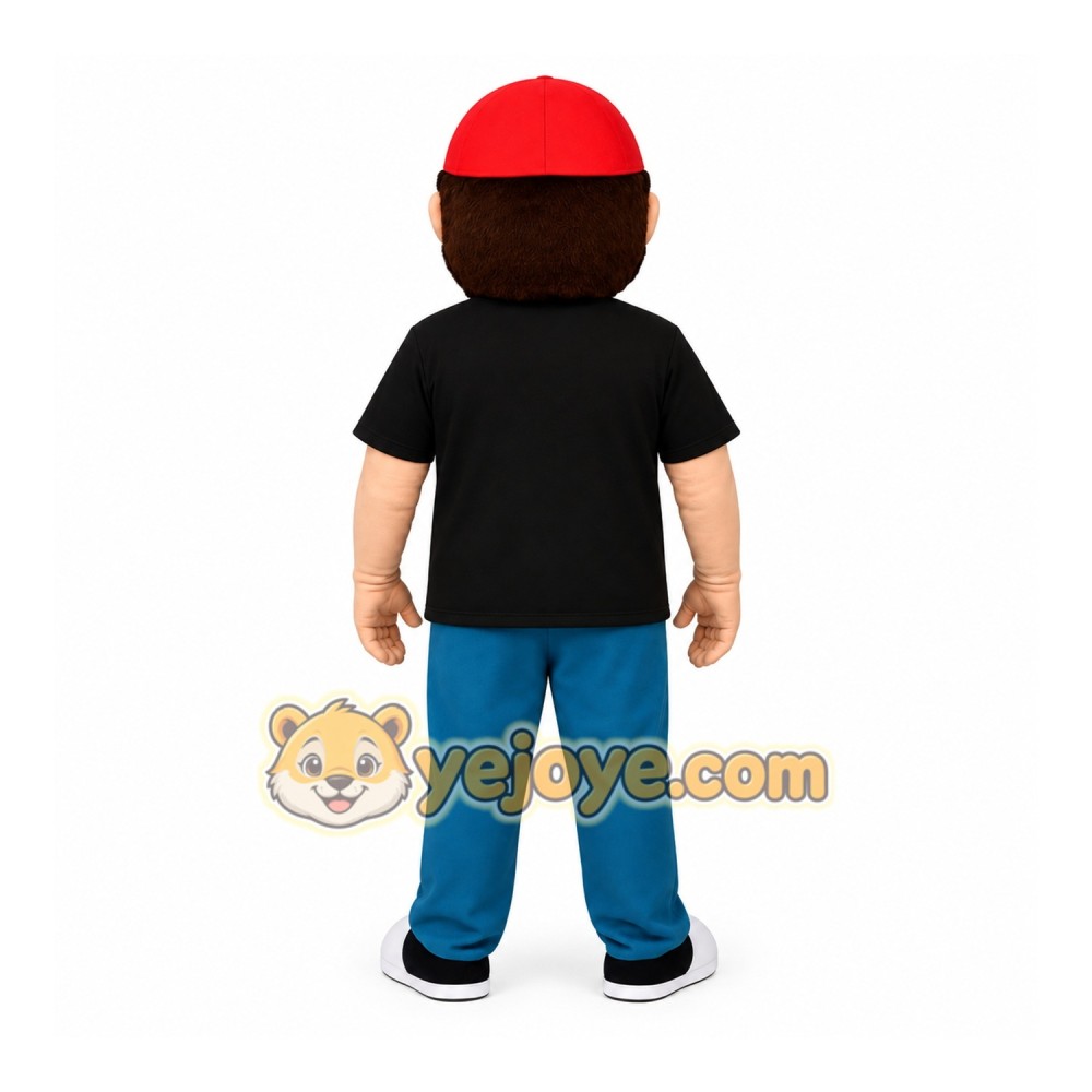 Red Character Mascot Costume Red Character Mascot Costume