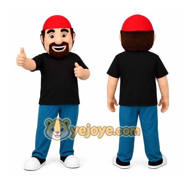 Red Character Mascot Costume