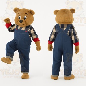 Brown Bear Mascot Costume