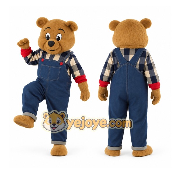 Brown Bear Mascot Costume