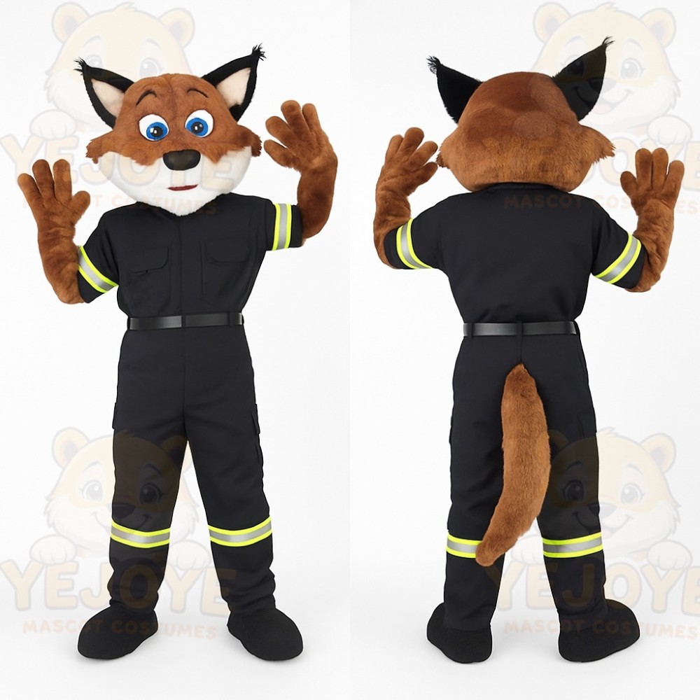 Brown Fox Mascot Costume
