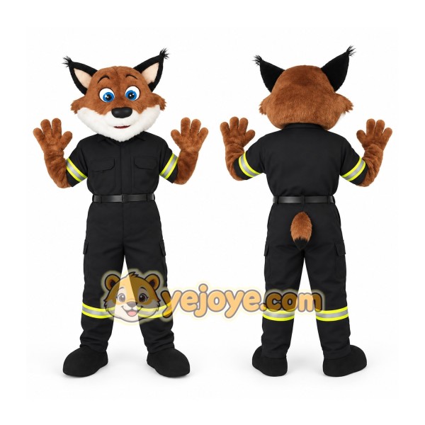 Brown Fox Mascot Costume