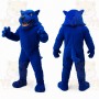 Blue Wolf Mascot Costume