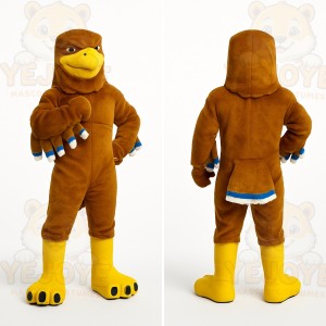 Brown Eagle Mascot Costume