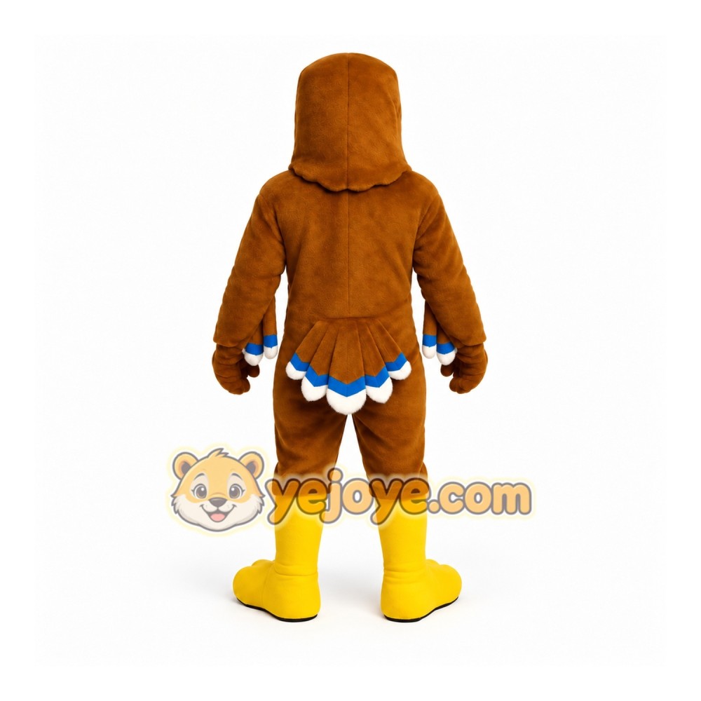 Brown Eagle Mascot Costume Brown Eagle Mascot Costume
