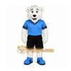Blue Polar Bear Mascot Costume Blue Polar Bear Mascot Costume