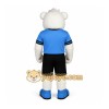 Blue Polar Bear Mascot Costume Blue Polar Bear Mascot Costume