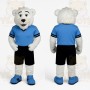 Blue Polar Bear Mascot Costume