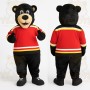 Black Bear Mascot Costume