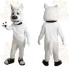 White Dog Mascot Costume